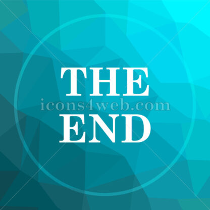 The End low poly button. - Website icons