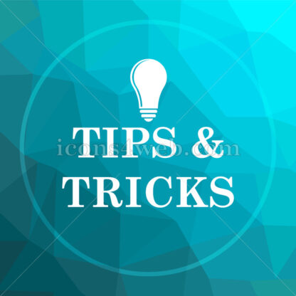 Tips and tricks low poly button. - Website icons