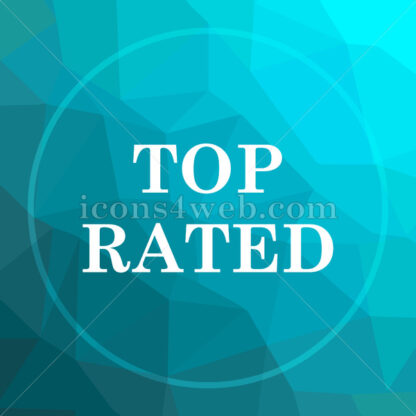 Top rated  low poly button. - Website icons