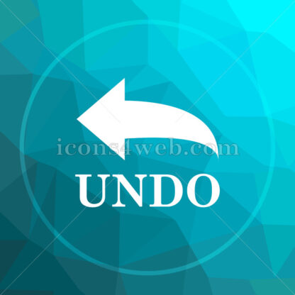 Undo low poly button. - Website icons