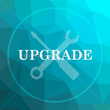 Upgrade low poly button. - Website icons