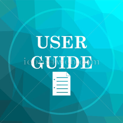 User guide low poly button. - Website icons
