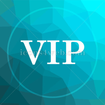 VIP low poly button. - Website icons