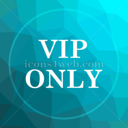 VIP only low poly button. - Website icons