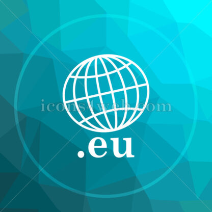 .eu low poly button. - Website icons