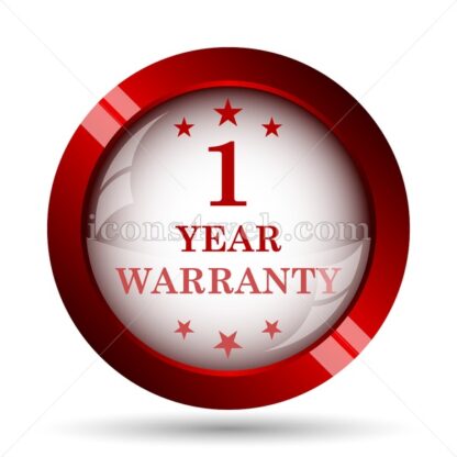 1 year warranty website icon. High quality web button. - Icons for website