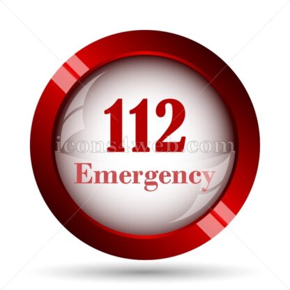 112 Emergency website icon. High quality web button. - Icons for website