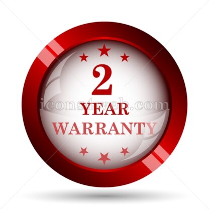 2 year warranty website icon. High quality web button. - Icons for website
