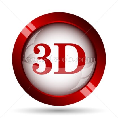 3D website icon. High quality web button. - Icons for website