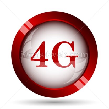 4G website icon. High quality web button. - Icons for website