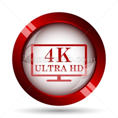 4K ultra HD website icon. High quality web button. - Icons for website