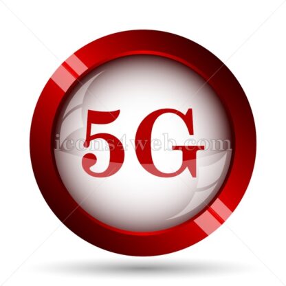 5G website icon. High quality web button. - Icons for website