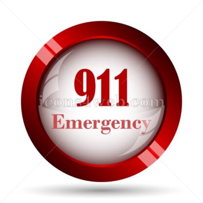 911 Emergency website icon. High quality web button. - Icons for website