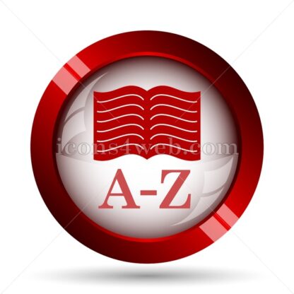 A-Z book website icon. High quality web button. - Icons for website
