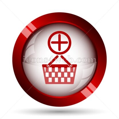 Add to basket website icon. High quality web button. - Icons for website