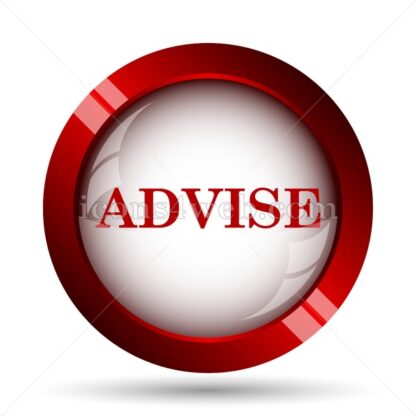 Advise website icon. High quality web button. - Icons for website