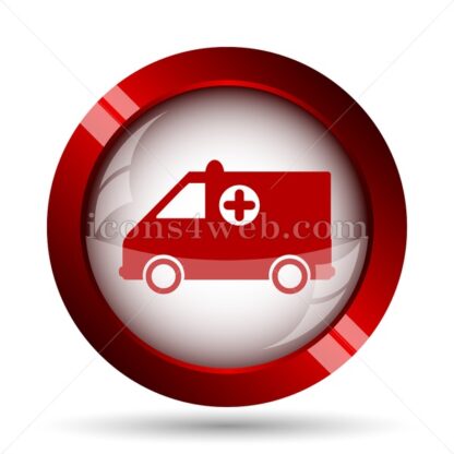 Ambulance website icon. High quality web button. - Icons for website