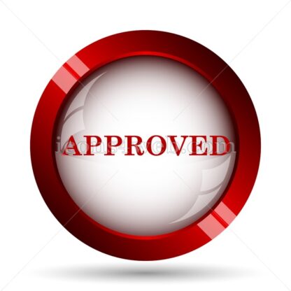 Approved website icon. High quality web button. - Icons for website