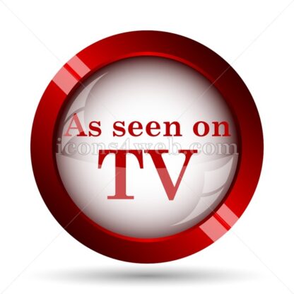 As seen on TV website icon. High quality web button. - Icons for website