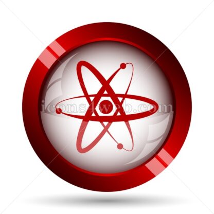 Atoms website icon. High quality web button. - Icons for website