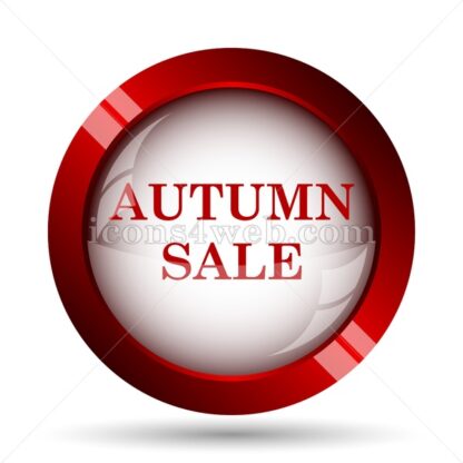 Autumn sale website icon. High quality web button. - Icons for website