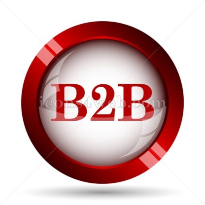 B2B website icon. High quality web button. - Icons for website