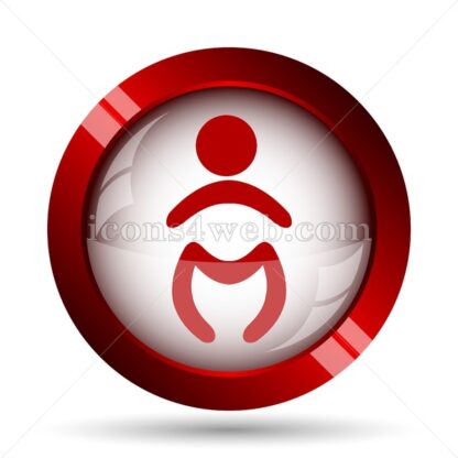 Baby website icon. High quality web button. - Icons for website