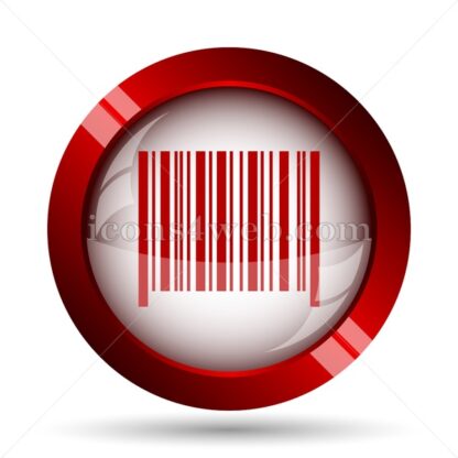 Barcode website icon. High quality web button. - Icons for website