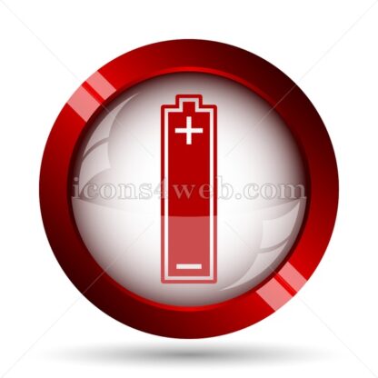 Battery website icon. High quality web button. - Icons for website