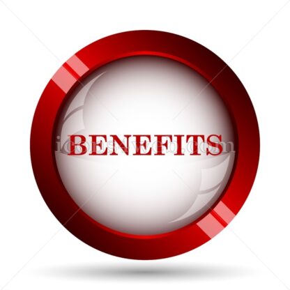 Benefits website icon. High quality web button. - Icons for website