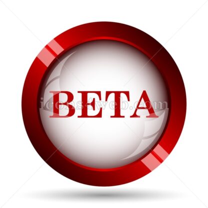 Beta website icon. High quality web button. - Icons for website