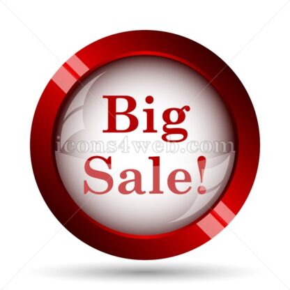 Big sale website icon. High quality web button. - Icons for website