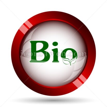 Bio website icon. High quality web button. - Icons for website