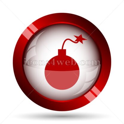 Bomb website icon. High quality web button. - Icons for website