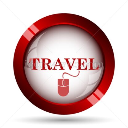 Book online travel website icon. High quality web button. - Icons for website