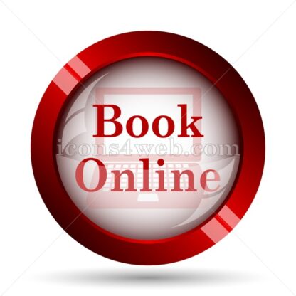 Book online website icon. High quality web button. - Icons for website