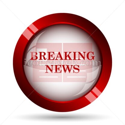 Breaking news website icon. High quality web button. - Icons for website