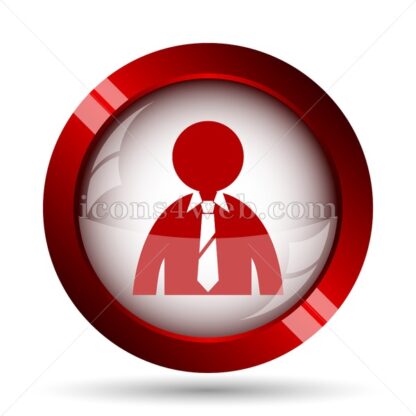 Business man website icon. High quality web button. - Icons for website