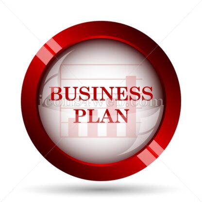 Business plan website icon. High quality web button. - Icons for website