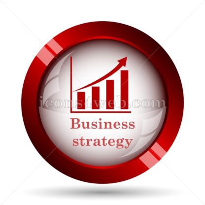Business strategy website icon. High quality web button. - Icons for website
