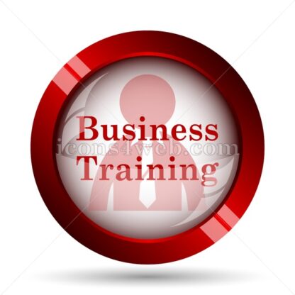 Business training website icon. High quality web button. - Icons for website