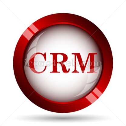 CRM website icon. High quality web button. - Icons for website