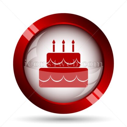 Cake website icon. High quality web button. - Icons for website