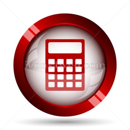 Calculator website icon. High quality web button. - Icons for website