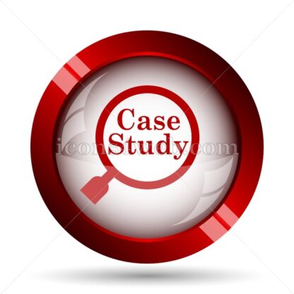Case study website icon. High quality web button. - Icons for website
