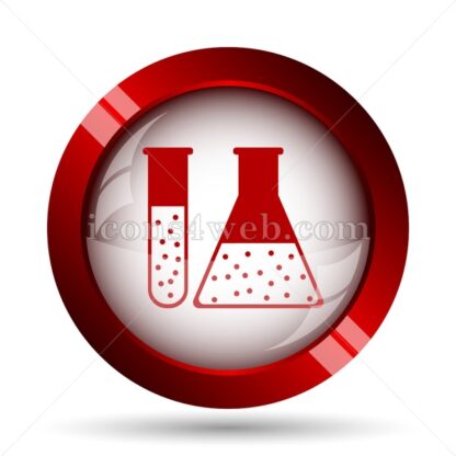 Chemistry set website icon. High quality web button. - Icons for website