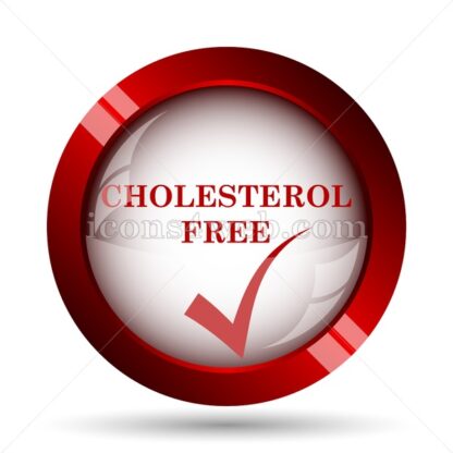 Cholesterol free website icon. High quality web button. - Icons for website