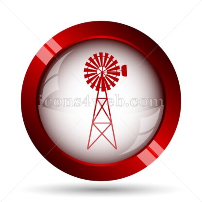 Classic windmill website icon. High quality web button. - Icons for website