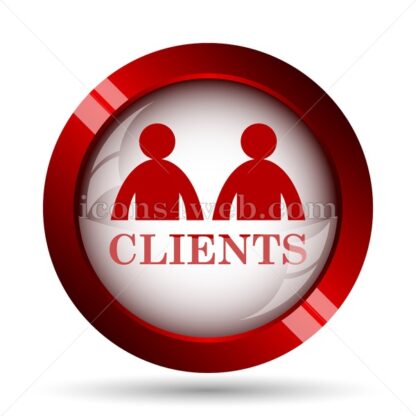 Clients website icon. High quality web button. - Icons for website