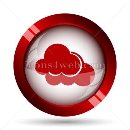 Clouds website icon. High quality web button. - Icons for website
